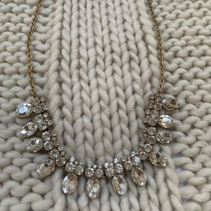 J.Crew Rhinestone Necklace - Gold